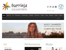 Tablet Screenshot of burrinja.org.au